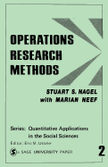 Operations Research Methods: As Applied to Political Science and the Legal Process
