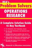 Operations Research Problem Solver - Ogden, James R, Dr., and Research & Education Association, and Staff of Research Education Association