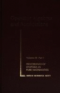 Operator Algebras and Applications
