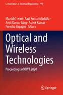 Optical and Wireless Technologies: Proceedings of OWT 2020