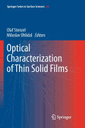 Optical Characterization of Thin Solid Films