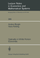 Optimality in infinite horizon economies