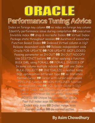 Oracle Performance Tuning Advice - Chowdhury, Asim