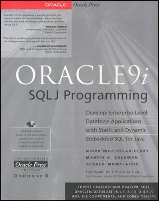 Oracle9i SQLJ Programming - Morisseau-Leroy, Nirva, and Solomon, Martin, and Momplaisir, Gerald