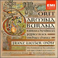 Orff: Carmina Burana - Barbara Hendricks (soprano); Gareth Roberts (baritone); Jeffrey Black (baritone); Laurence Whitehead (baritone);...