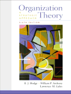 Organization theory : a strategic approach