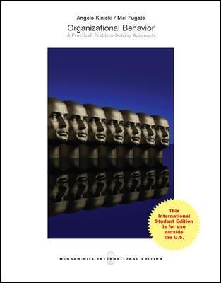 ORGANIZATIONAL BEHAVIOR - KINICKI