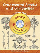 Ornamental Scrolls and Cartouches CD-ROM and Book