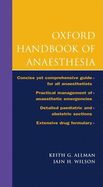 Oxford handbook of anaesthesia