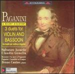 Paganini: 3 Duets for Violin and Bassoon