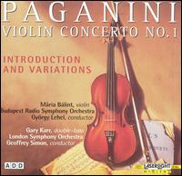 Paganini: Violin Concerto No. 1 - Gary Karr (double bass); Maria Balint (violin)