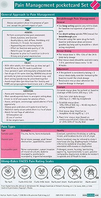 Pain Management Pocketcard Set - Borm Bruckmeier Publishing (Creator)