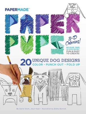 Paper Pups 3-D Coloring! - Papermade