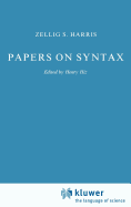 Papers on Syntax