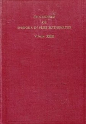Partial Differential Equations - Pure Mathematics Symposium, and American Mathematical Society, and Spencer, Donald Clayton