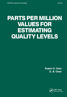Parts Per Million Values for Estimating Quality Levels - Odeh, R E