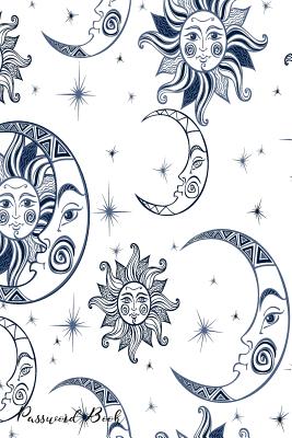 Password Book: Include Alphabetical Index With Sun Moon Stars Space Background - Shamrock Logbook