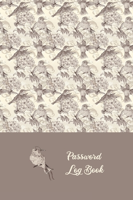 Password Logbook: Gorgeous Hummingbird Design - Lovable Logs