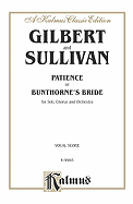 Patience: English Language Edition, Comb Bound Vocal Score
