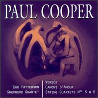 Paul Cooper: Chamber Works - Duo Patterson; Raphael Fliegel (violin); Ronald Patterson (violin); Roxanna Patterson (viola); Roxanna Patterson (violin);...