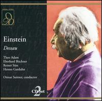 Paul Dessau: Einstein - Eberhard B�chner (vocals); Henno Garduhn (vocals); Reiner S�ss (vocals); Theo Adam (vocals); Florence May Festival Orchestra;...
