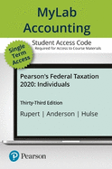 Pearson's Federal Taxation 2020 Individuals