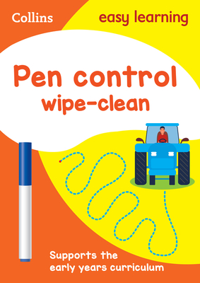 Pen Control Age 3-5 Wipe Clean Activity Book: Ideal for Home Learning - Collins Easy Learning