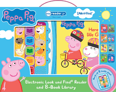 Peppa Pig: Me Reader Jr Electronic Look and Find Reader and 8-Book Library Sound Book Set