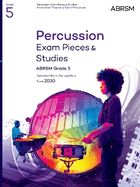 Percussion Exam Pieces & Studies Grade 5: From 2020
