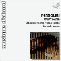 Pergolesi: Stabat Mater - Concerto Vocale; Ren� Jacobs (conductor)