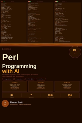Perl Programming with AI: A Complete Beginner's Guide to Perl Scripting, Automation, Data Processing, and AI Integration - Scott, Thomas