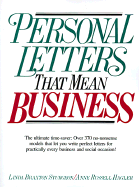 Personal Letters That Mean Business