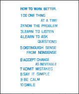 Peter Fischli David Weiss: How to Work Better