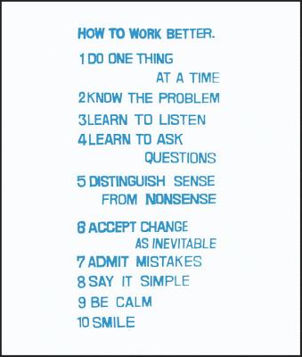 Peter Fischli David Weiss: How to Work Better - Spector, Nancy, and Trotman, Nat, and Goldstein, Ann (Contributions by)