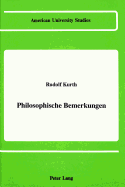 Philosophische Bemerkungen