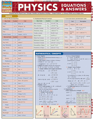 Physics Equations & Answers - Jackson, Mark