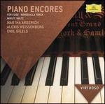 Piano Encores - Alexis Weissenberg (piano); Alfons Kontarsky (piano); Aloys Kontarsky (piano); Anatol Ugorski (piano); Andrei Gavrilov (piano); Christoph Eschenbach (piano); Emil Gilels (piano); Evgeny Kissin (piano); Jean-Marc Luisada (piano); Lazar Berman (piano)