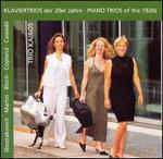 Piano Trios of the 1920s