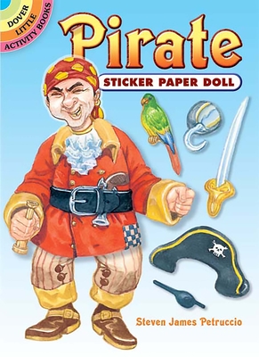 Pirate Sticker Paper Doll - Petruccio, Steven James