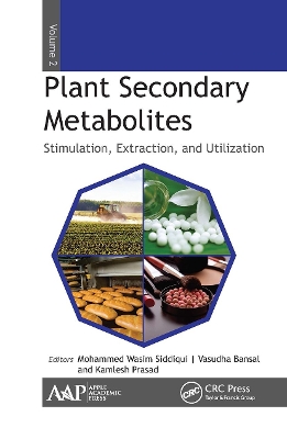 Plant Secondary Metabolites, Volume Two: Stimulation, Extraction, and Utilization - Siddiqui, Mohammed Wasim (Editor), and Bansal, Vasudha (Editor), and Prasad, Kamlesh (Editor)