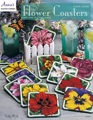 Plastic Canvas Flower Coasters - Wirth, Kathy