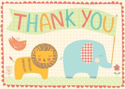 Playful Animals Thank You - Galison (Creator)