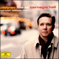 Pletnev Live at Carnegie Hall - Mikhail Pletnev (piano)