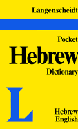 Pocket Hebrew Dictionary - Langenscheidt Publishers (Creator)