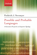 Possible and Probable Languages: A Generative Perspective on Linguistic Typology