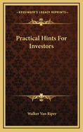 Practical Hints for Investors