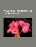 Practical Homoeopathic Therapeutics