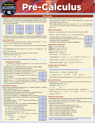 Pre - Calculus - Yablonsky, Ken