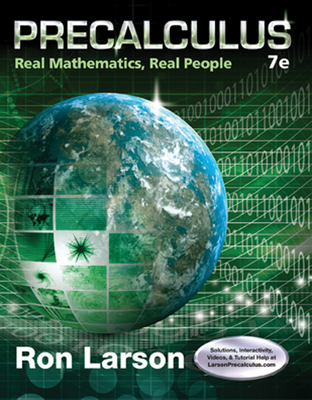 Precalculus: Real Mathematics, Real People - Larson, Ron