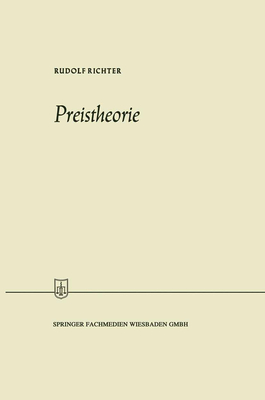Preistheorie - Richter, Rudolf